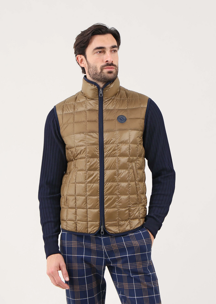 Chervo Men's ESTREMO Down Pro-Therm®  Vest  - TOBACCO LEAF