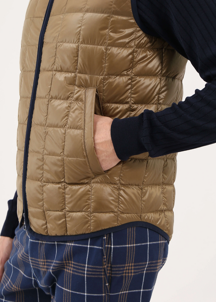 Chervo Men's ESTREMO Down Pro-Therm®  Vest  - TOBACCO LEAF