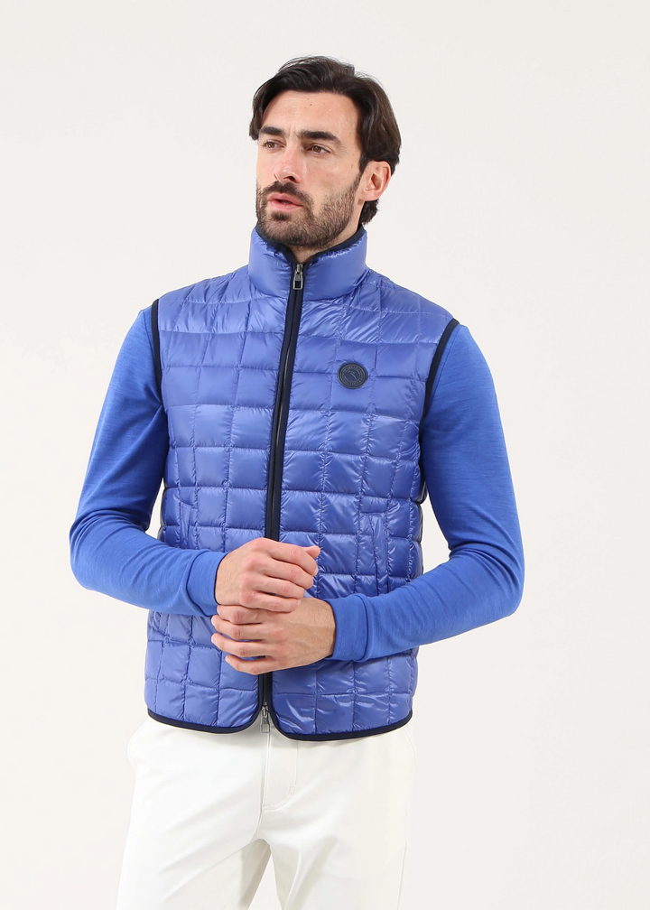 Chervo Men's ESTREMO Down Pro-Therm®  Vest  - FROZEN SAPPHIRE