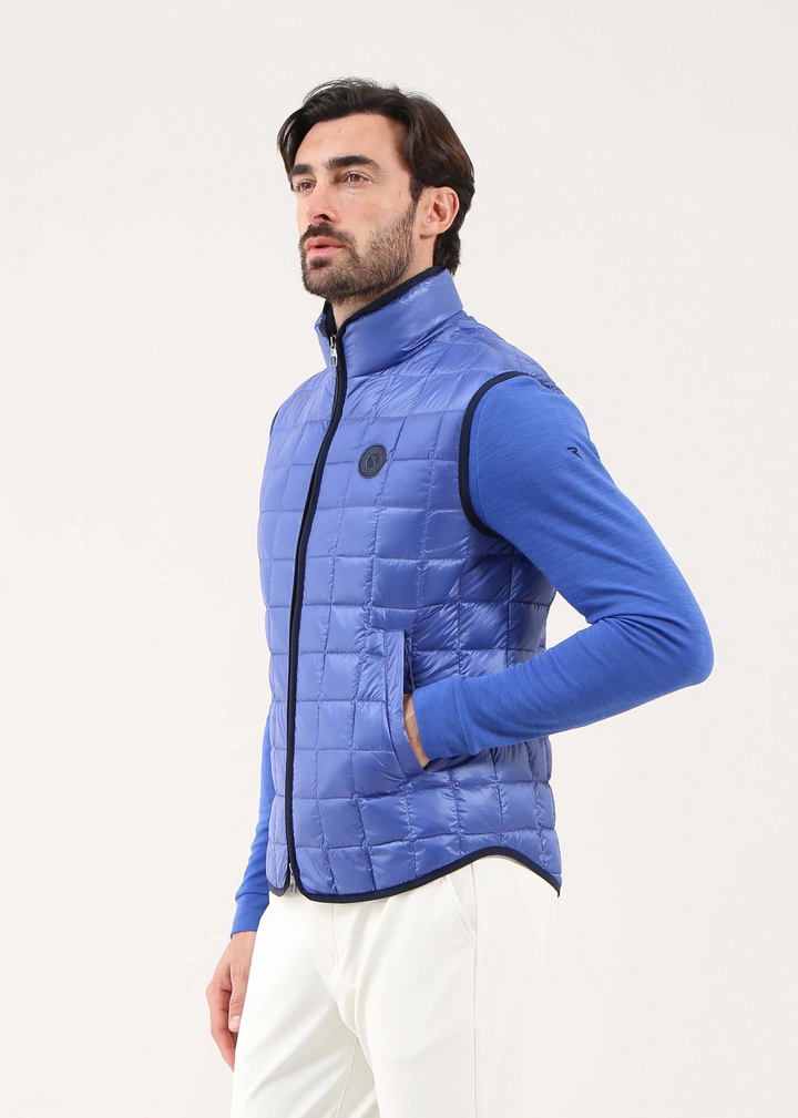 Chervo Men's ESTREMO Down Pro-Therm®  Vest  - FROZEN SAPPHIRE
