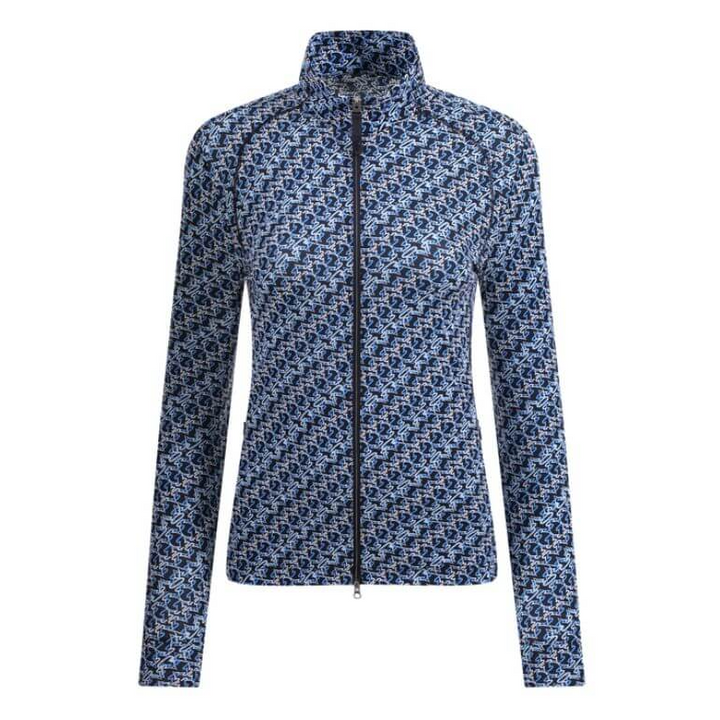 Chervo Women's PADRONA Full-Zip Longsleeve - NAVY SCRIBBLE