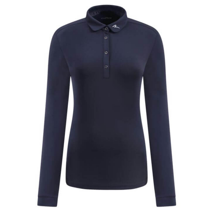 Chervo Women's ANNUARIO Long-Sleeve Polo - NAVY
