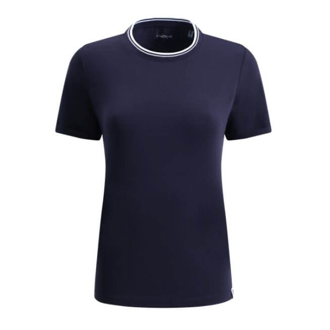Chervo Women's LIDIA Short Sleeve Sun Block T-Shirt - NAVY