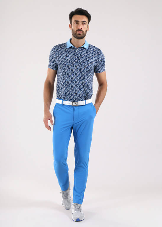 Chervò Men's SITUATION 4-Way Stretch Pant - AZURE