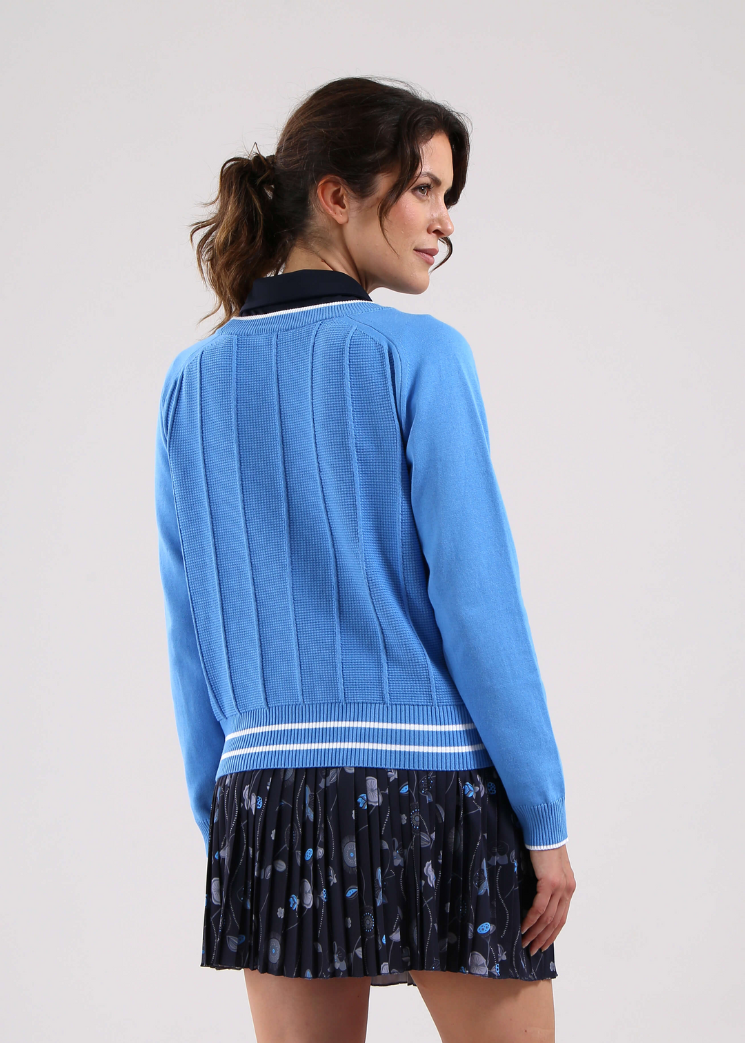 Chervo Women's NAVONA Cardigan - AZURE
