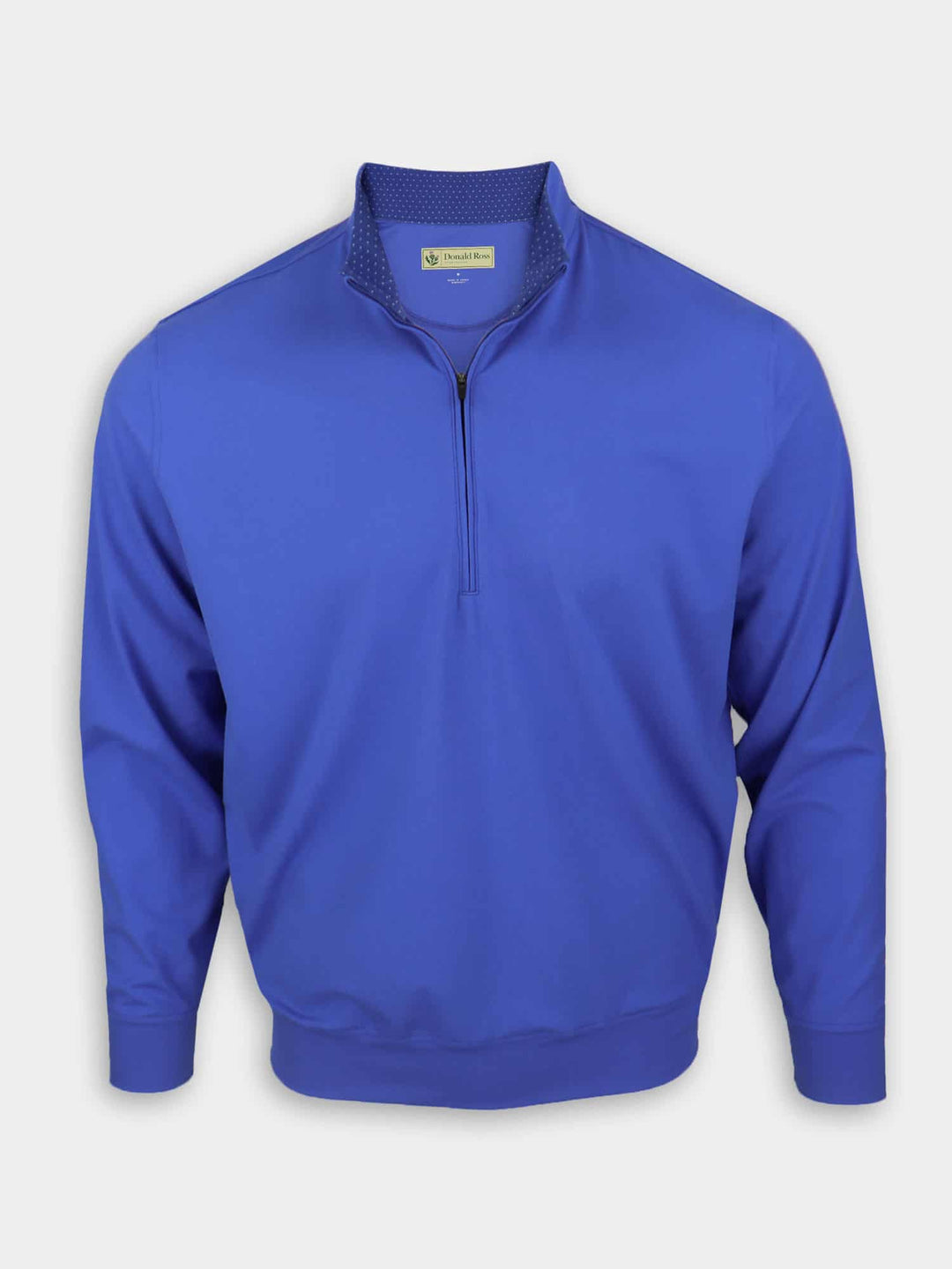 Donald Ross Mens Classic Fit TYR Plaid Pullover - ROYAL