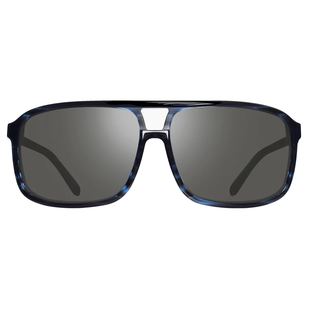 Revo Mens DESERT Sunglasses - Blue Horn/Graphite