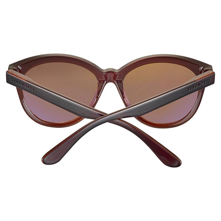 Serengeti ENDEE Cat Eye Polarized Sunglasses - Shiny Brown Spray