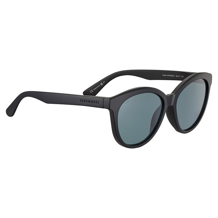 Serengeti ENDEE Cat Eye Polarized Sunglasses - Matte Black
