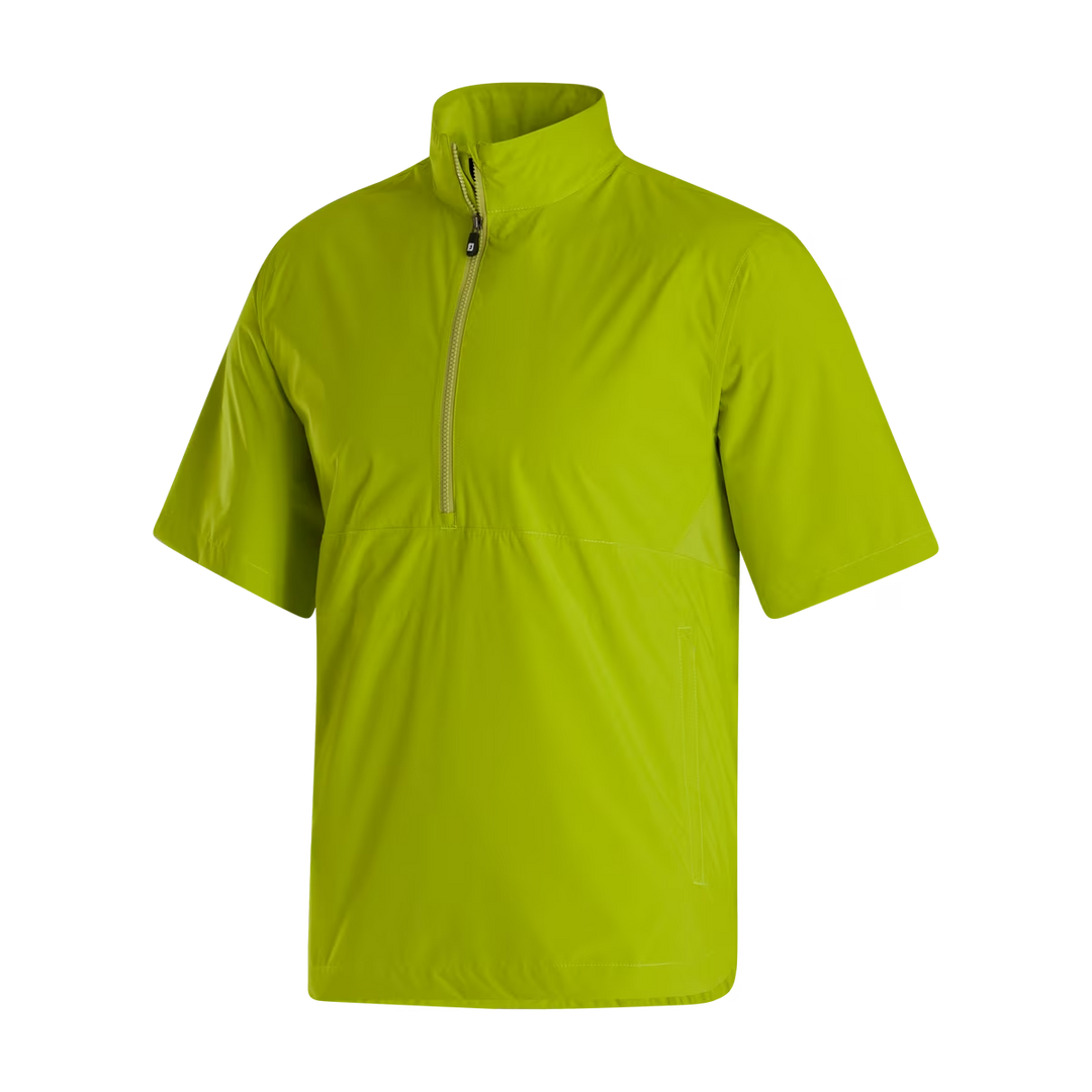Footjoy Men s HydroLite X Short Sleeve Rain Shirt ACID LIME