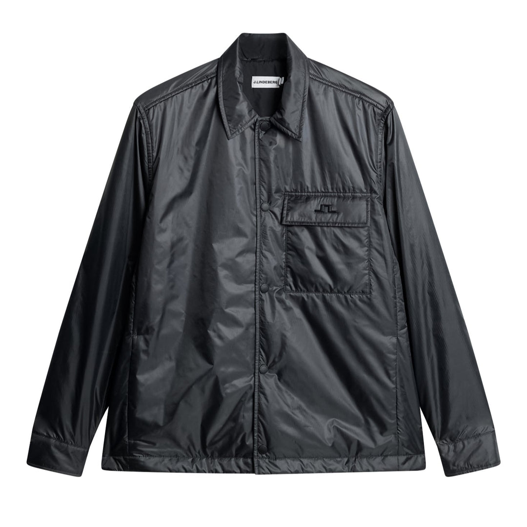 J.Lindeberg Men's NILE PADDED Overshirt- ASHPHALT