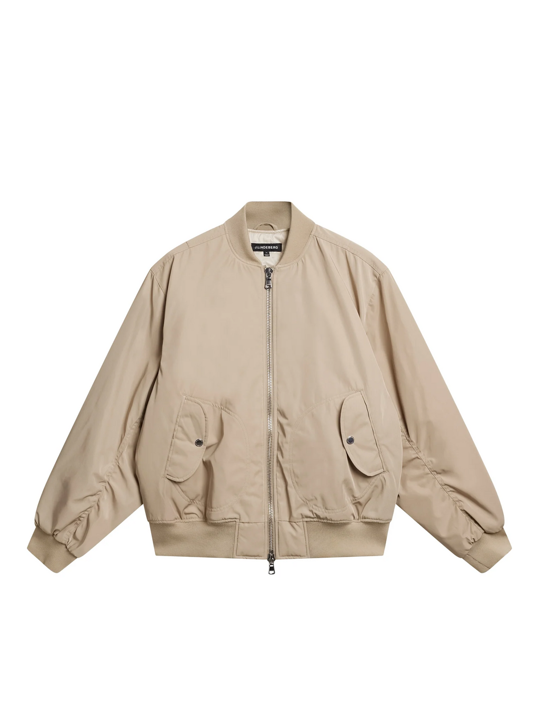J.Lindeberg Men's Bradley Bomber Jacket - MOONBEAM