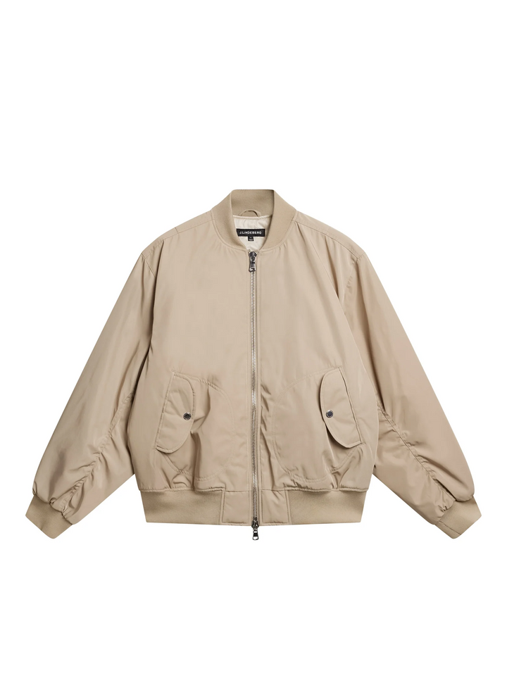 J.Lindeberg Men's Bradley Bomber Jacket - MOONBEAM