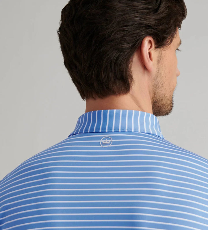 Peter Millar Men's Classic Fit Dunnes Performance Jersey Polo - EVENING TIDE