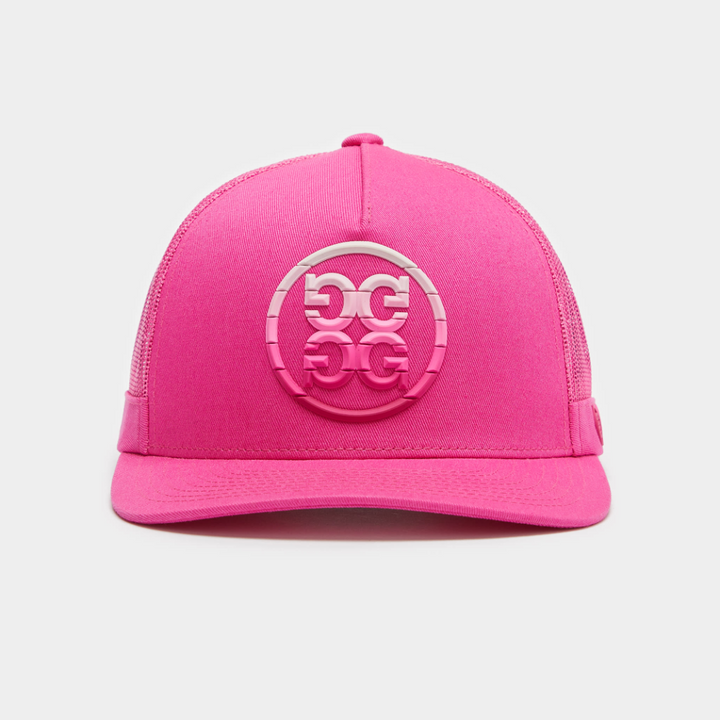 G/FORE MEN'S CIRCLE G'S OMBRE TWILL SNAPBACK HAT - DAY GLO