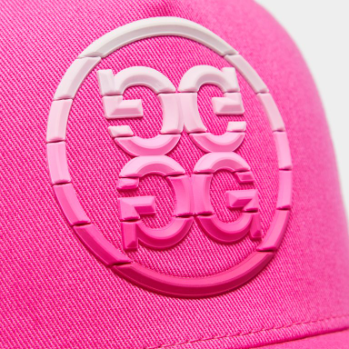 G/FORE MEN'S CIRCLE G'S OMBRE TWILL SNAPBACK HAT - DAY GLO
