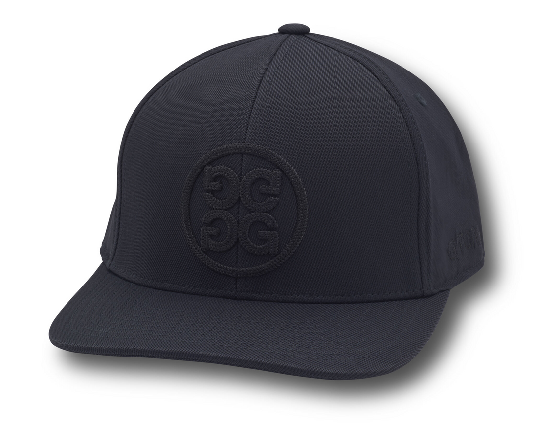 G/FORE MEN'S CIRCLE G'S TWILL SNAPBACK HAT - ONYX