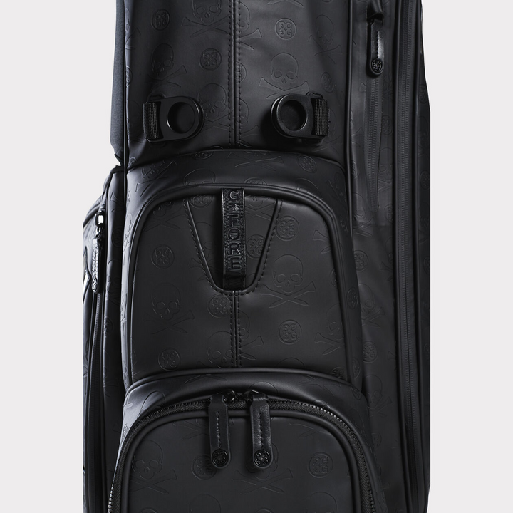 G/FORE LTD EDITION SKULL AND T TRANSPORTER lll TOUR CARRY STAND BAG - ONYX