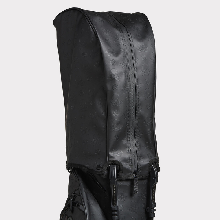 G/FORE LTD EDITION SKULL AND T TRANSPORTER lll TOUR CARRY STAND BAG - ONYX