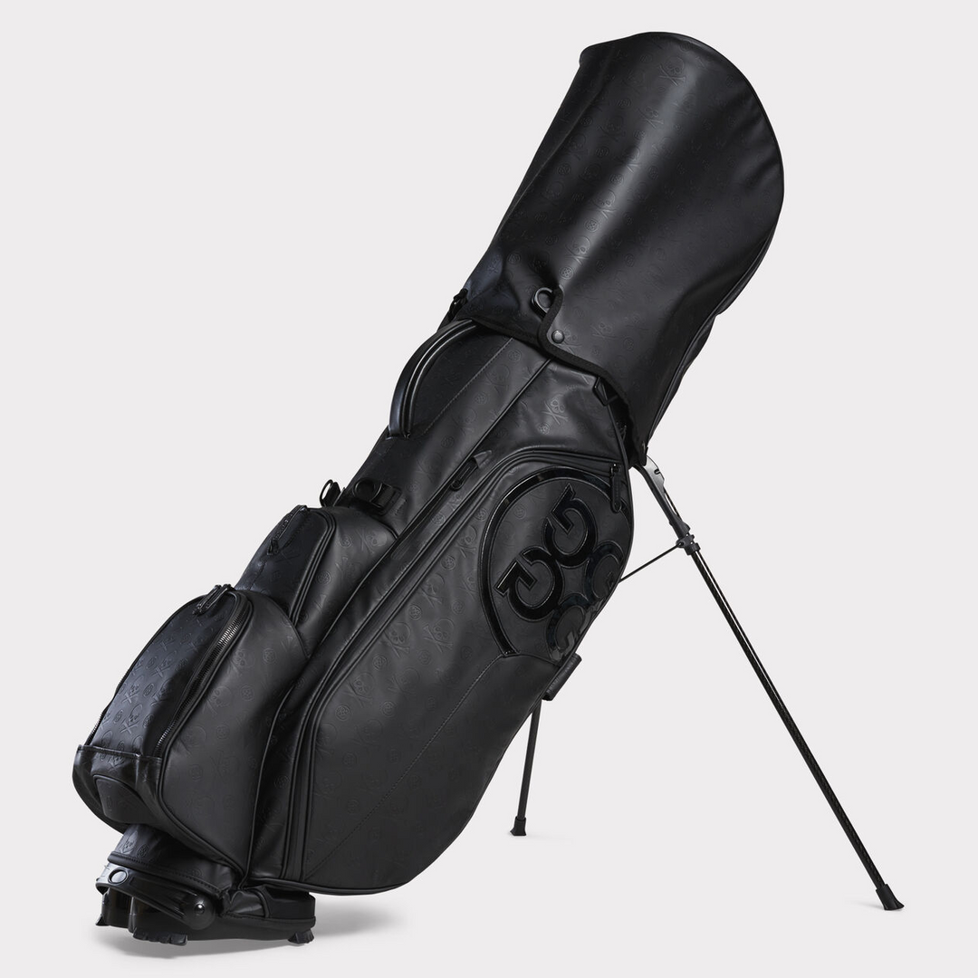 G/FORE LTD EDITION SKULL AND T TRANSPORTER lll TOUR CARRY STAND BAG - ONYX