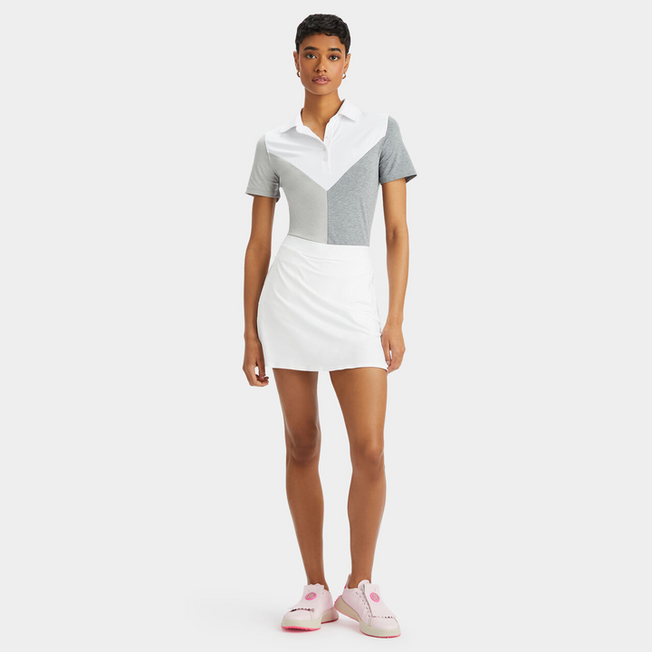 G/FORE WOMEN'S 4-WAY STRETCH EFFORTLESS 15" SKORT - SNOW