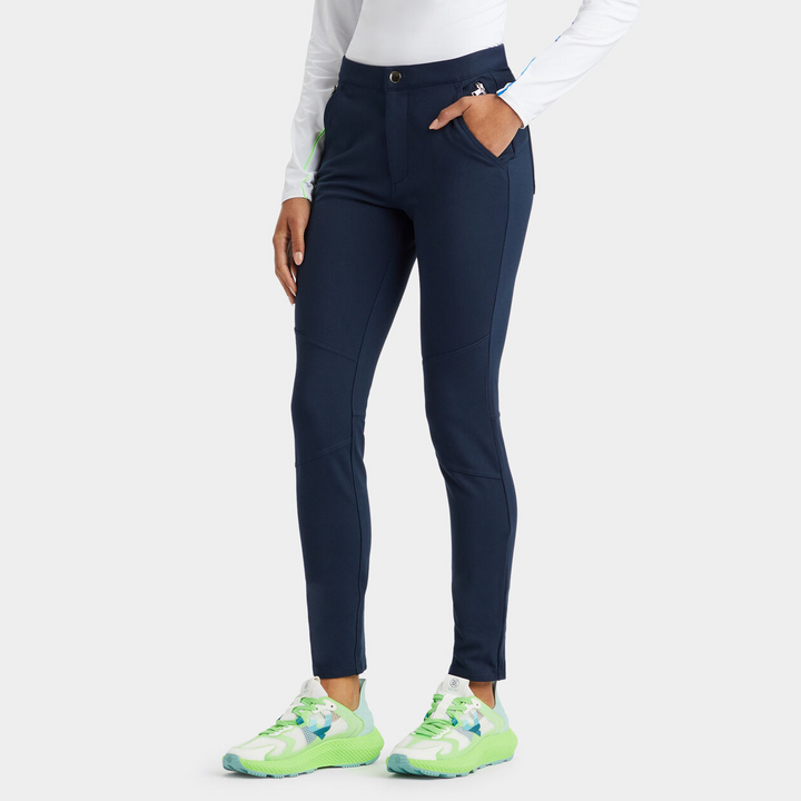 G/FORE WOMEN'S DOUBLE KNIT MOTTO LEGGING - TWILIGHT