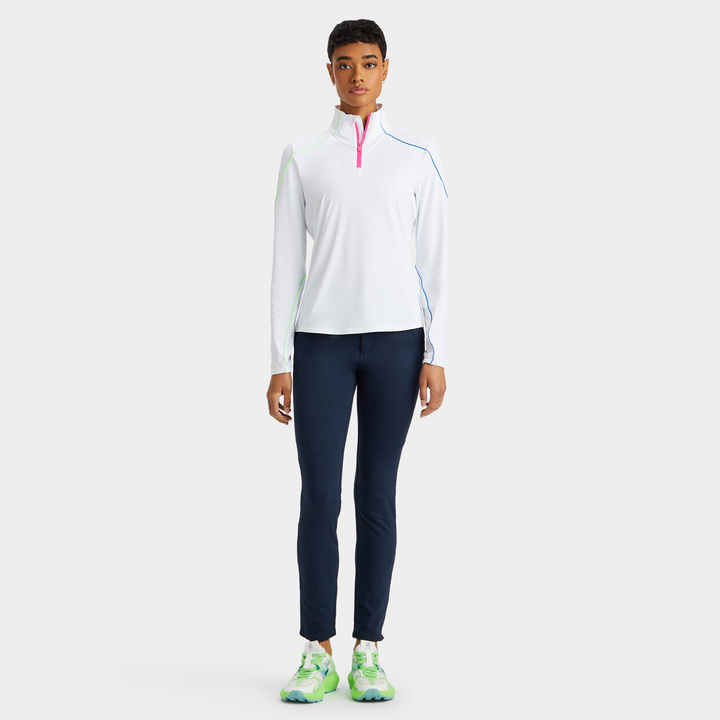 G/FORE WOMEN'S DOUBLE KNIT MOTTO LEGGING - TWILIGHT