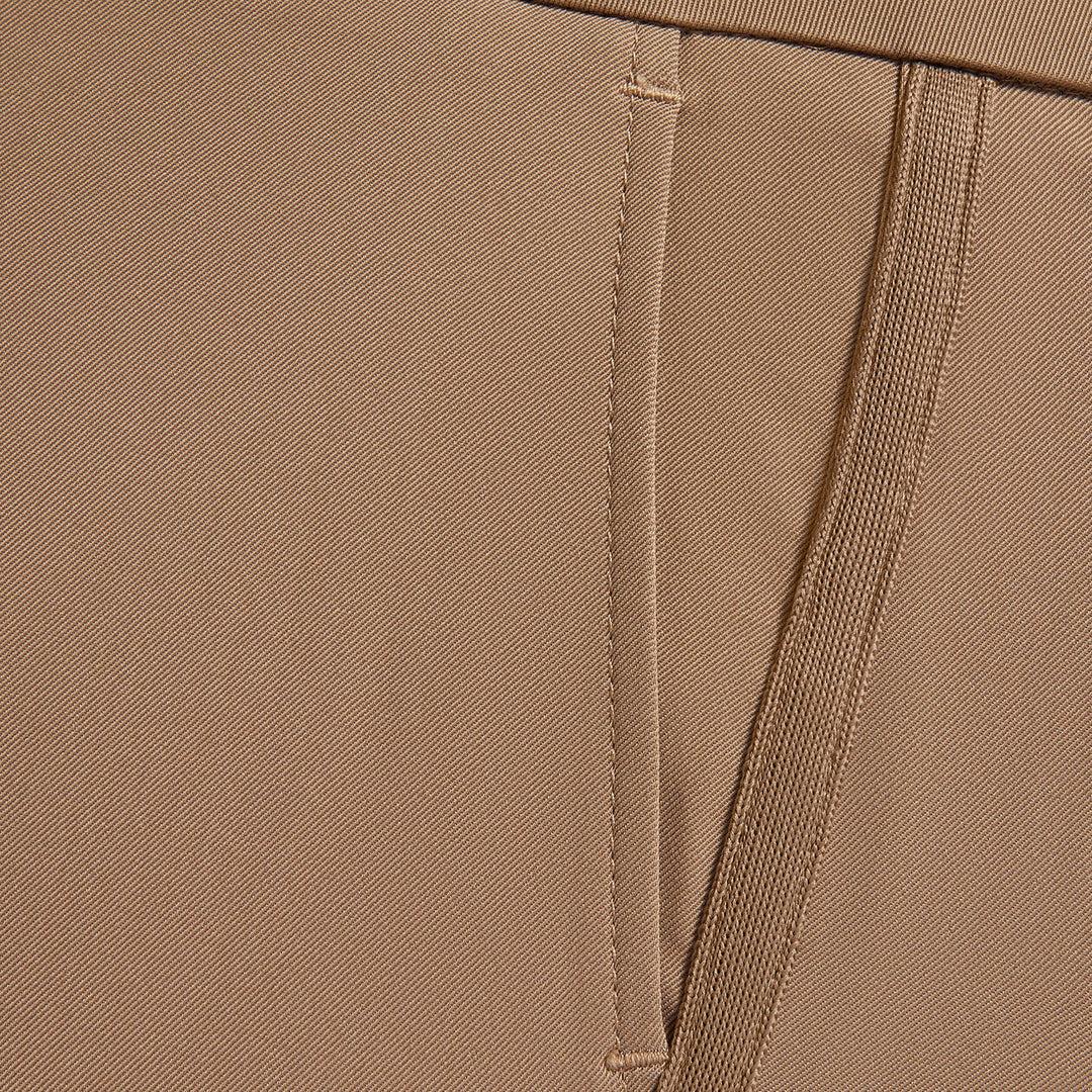 G/FORE WOMEN'S STRETCH TECH TWILL MID RISE STRAIGHT LEG TROUSER  - FAWN