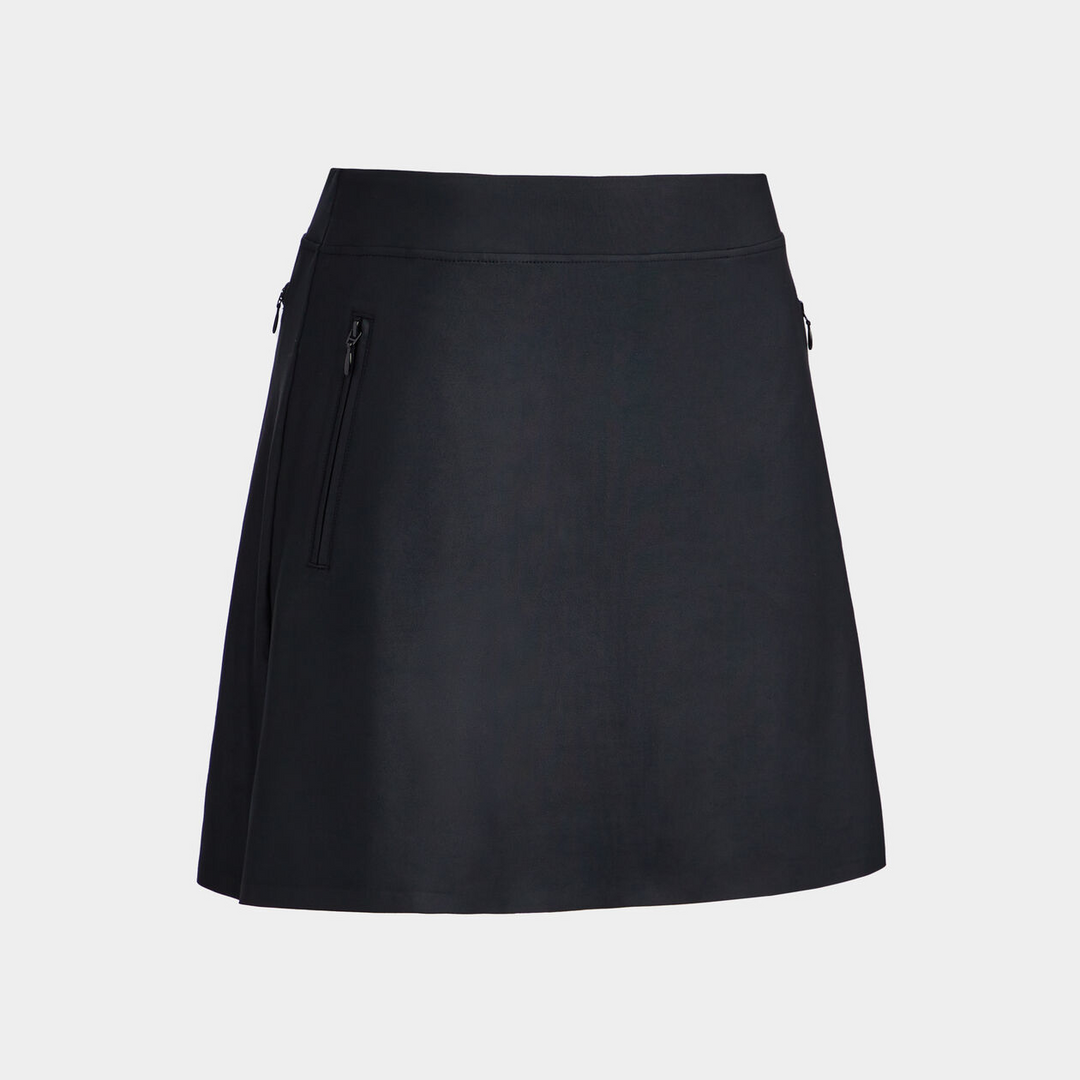 G/FORE WOMEN'S EFFORTLESS SKORT 15" - ONYX