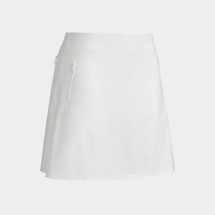 G/FORE WOMEN'S SILKY TECH A-LINE SKORT - SNOW