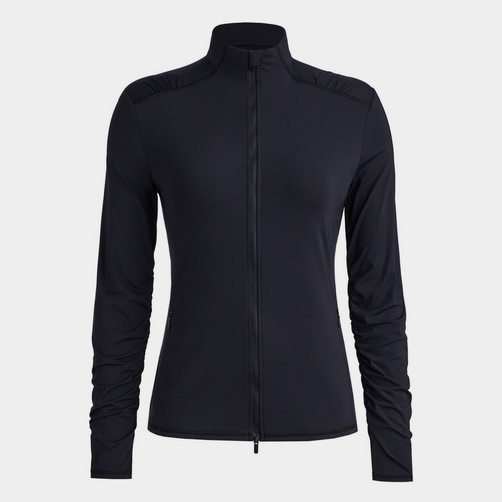 G/FORE WOMEN'S FEATHERWEIGHT FULL ZIP JACKET - ONYX