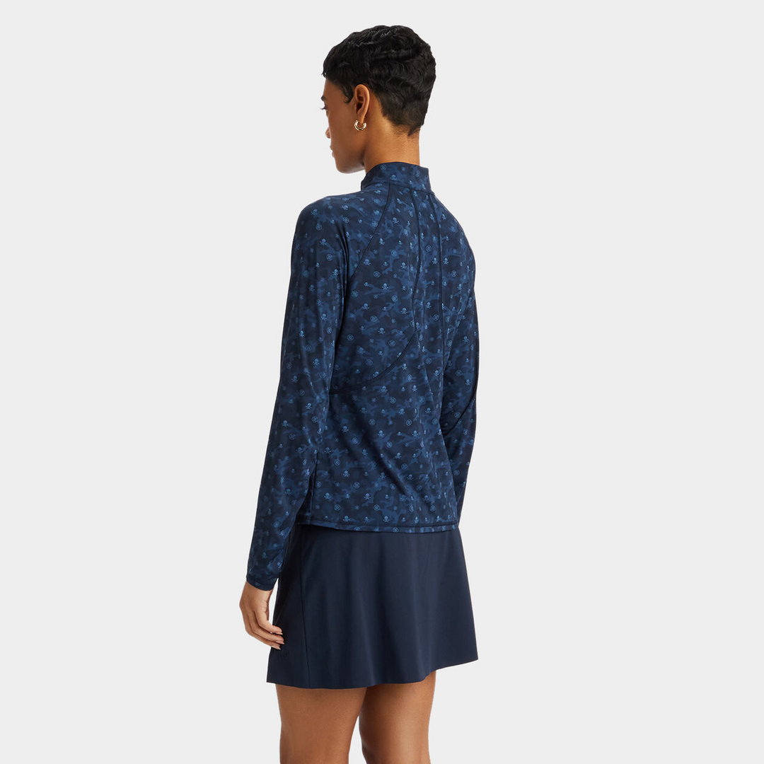 G/FORE WOMEN'S SILKY TECH A-LINE SKORT - TWILIGHT