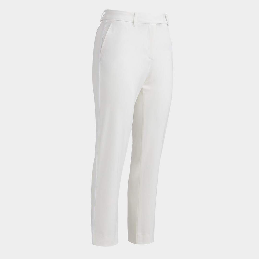 G/FORE WOMEN'S TUX SHADOW STRETCH STRAIGHT LEG TROUSER - SNOW