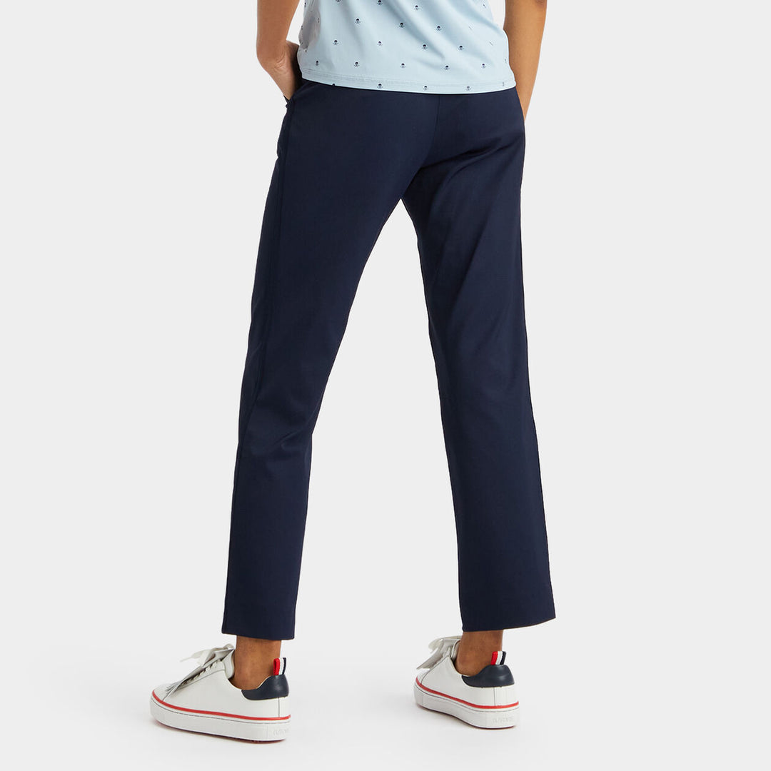 G/FORE WOMEN'S LUXE 4 WAY TWILL STRETCH STRAIGHT LEG TROUSER - TWILIGHT