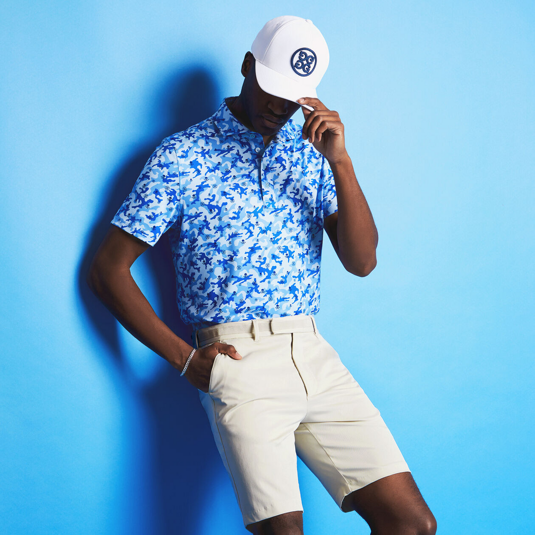 G/FORE MEN'S CLUB 9" INSEAM SHORT - STONE