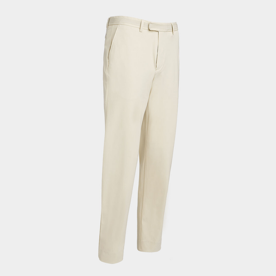 G/FORE MEN'S LUXE 4-WAY STRETCH TWILL STRAIGHT LEG TROUSER - STONE