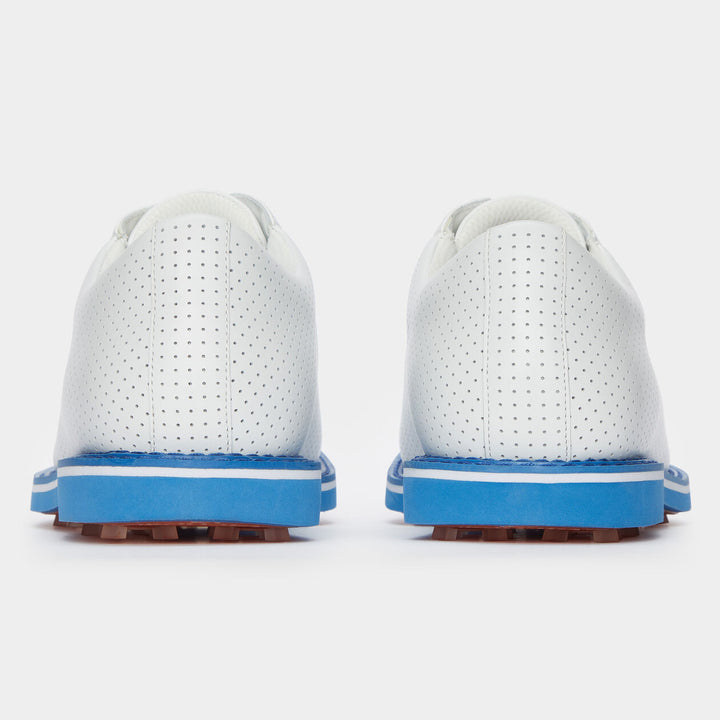 G/Fore MEN'S GALLIVANTER PERFORATED LEATHER GOLF SHOE - CERULEAN - Golf Anything Canada