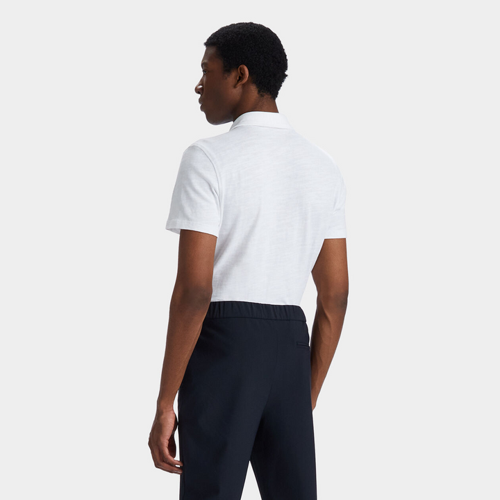 G/FORE MEN'S CLUBHOUSE SLUB COTTON POLO  - SNOW