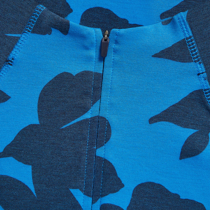 G/Fore Mens Tonal Floral Luxe Quarter Zip Mid Layer - RACER