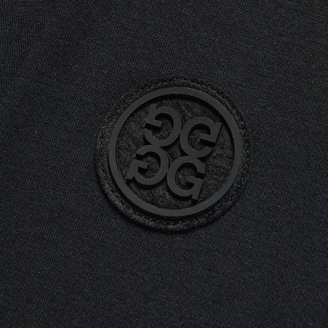 G/FORE MEN'S ICON LUXE QUARTER ZIP MID LAYER  - ONYX