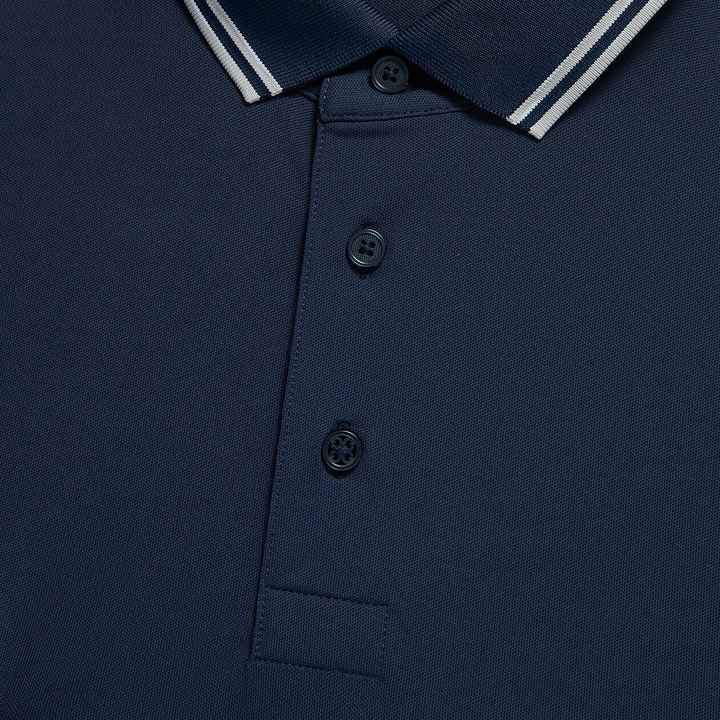 G/FORE MEN'S TECH PIQUE BANDED SLEEVE POLO - INK