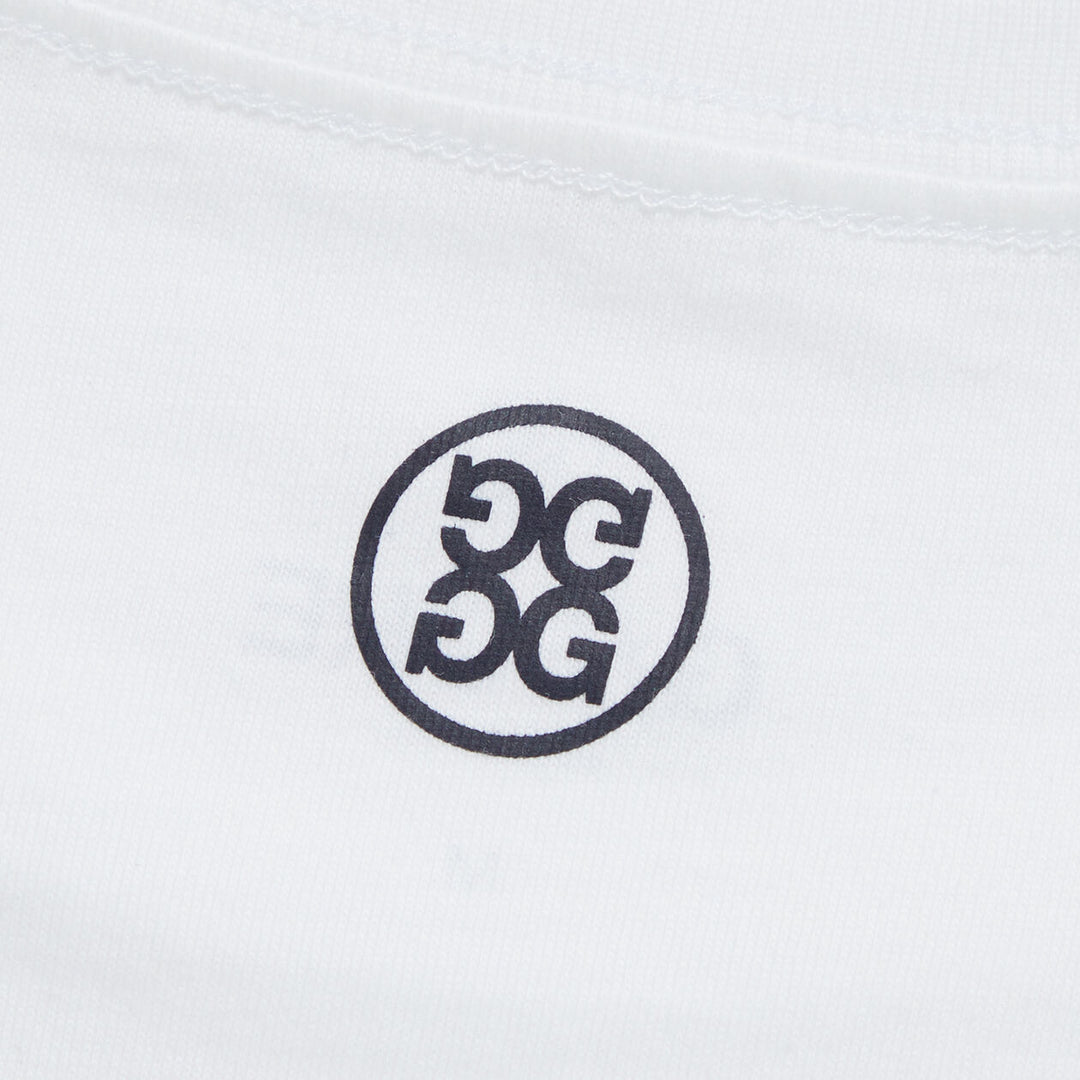 G/Fore Mens Hello My Name Is Cotton Tee - SNOW - Golf Anything Canada