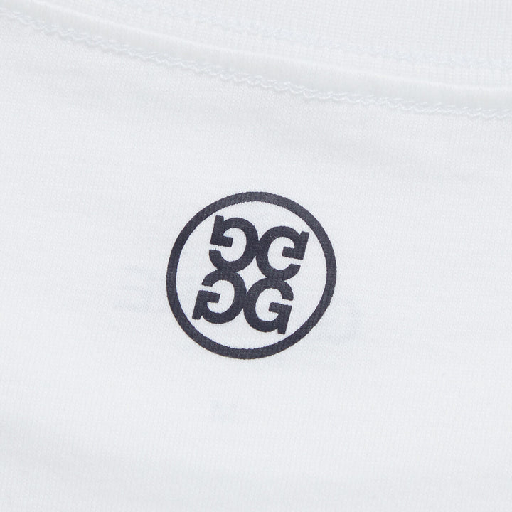 G/Fore Mens Hello My Name Is Cotton Tee - SNOW - Golf Anything Canada