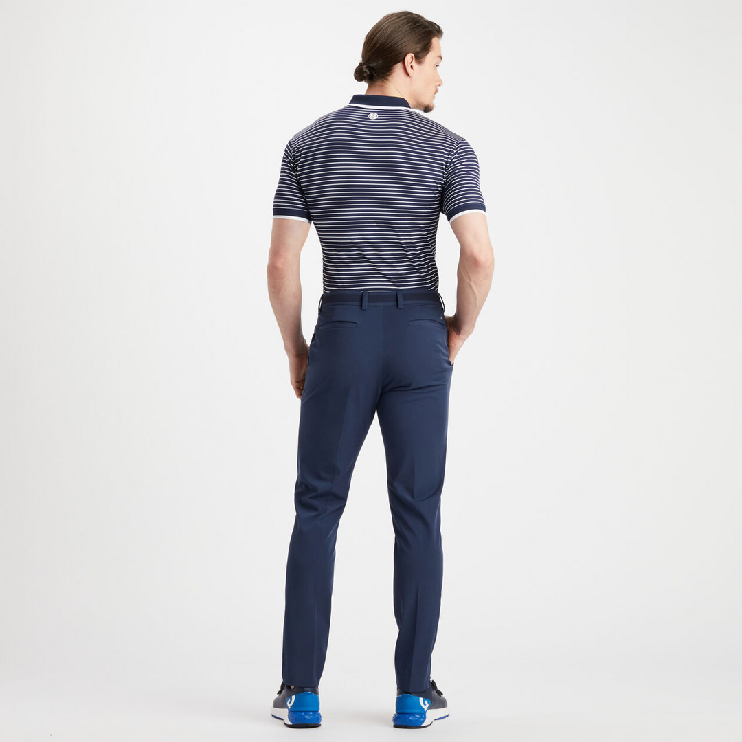 G/FORE MEN'S PIQUE STRIPE POLO - TWILIGHT