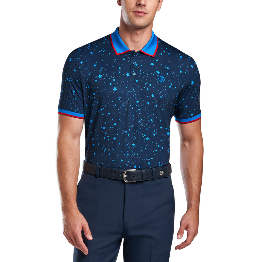 G/FORE MEN'S CONSTELLATION POLO - TWILIGHT