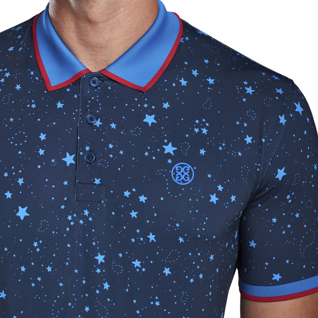 G/FORE MEN'S CONSTELLATION POLO - TWILIGHT