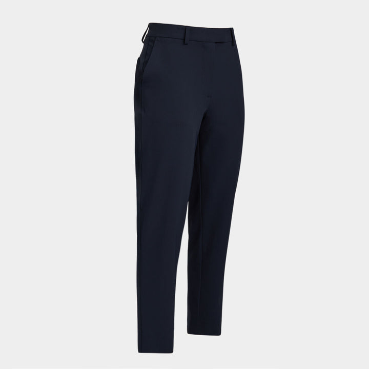 G/FORE WOMEN'S STRETCH PERFORMANCE TWILL MID RISE STRAIGHT LEG TROUSER - TWILIGHT