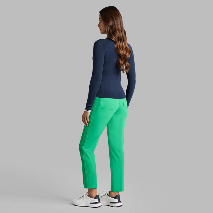 G/FORE WOMEN'S STRETCH PERFORMANCE TWILL STRAIGHT LEG TROUSER - CLOVER