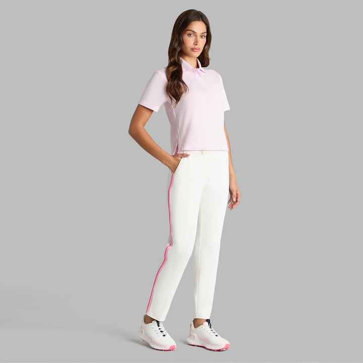 G/FORE WOMEN'S TUX SHADOW STRETCH STRAIGHT LEG TROUSER - CHALK WHITE