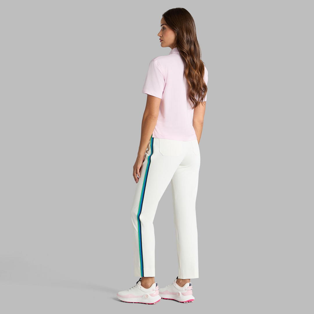 G/FORE WOMEN'S TUX SHADOW STRETCH STRAIGHT LEG TROUSER - CHALK WHITE